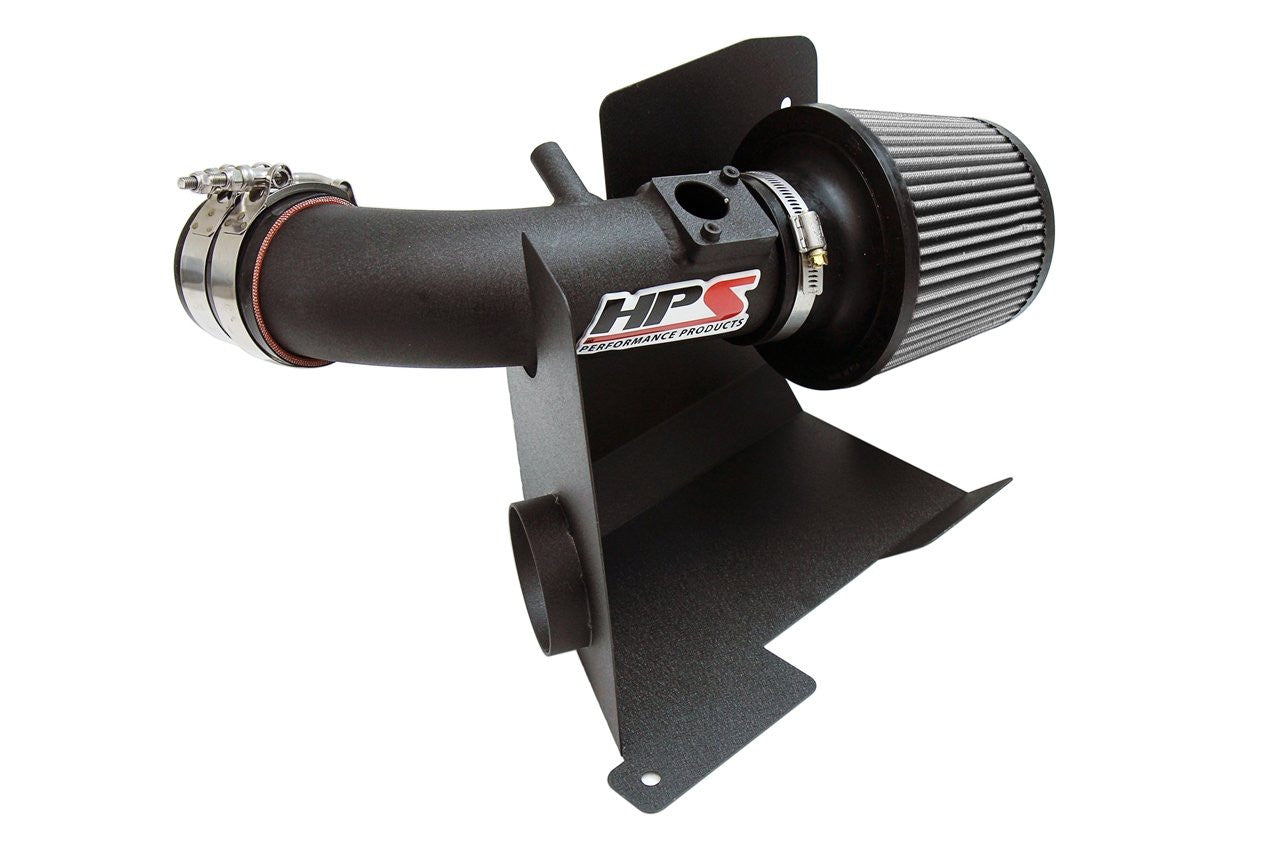 HPS Performance Black Short ram Air Intake Kit for 2012-2015 Honda Civic Si 2.4L