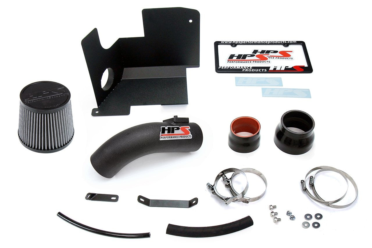 HSP 827-111WB Black Short ram Air Intake Kit With Heat Shield