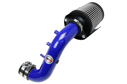 HPS Blue Short ram Air Intake Kit + Heat Shield Cool Short Ram 827-121BL