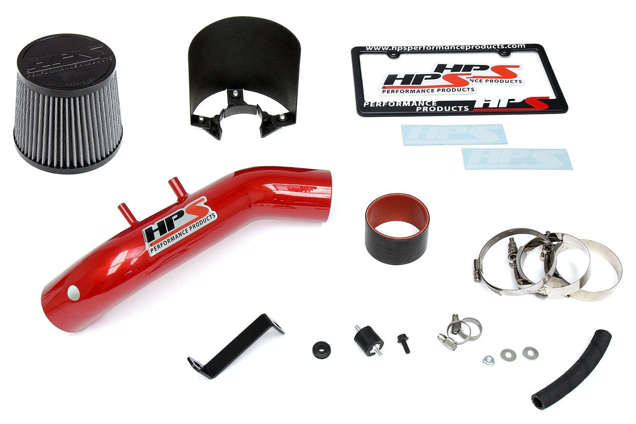 HSP 827-122R Red Short ram Air Intake With Heat Shield