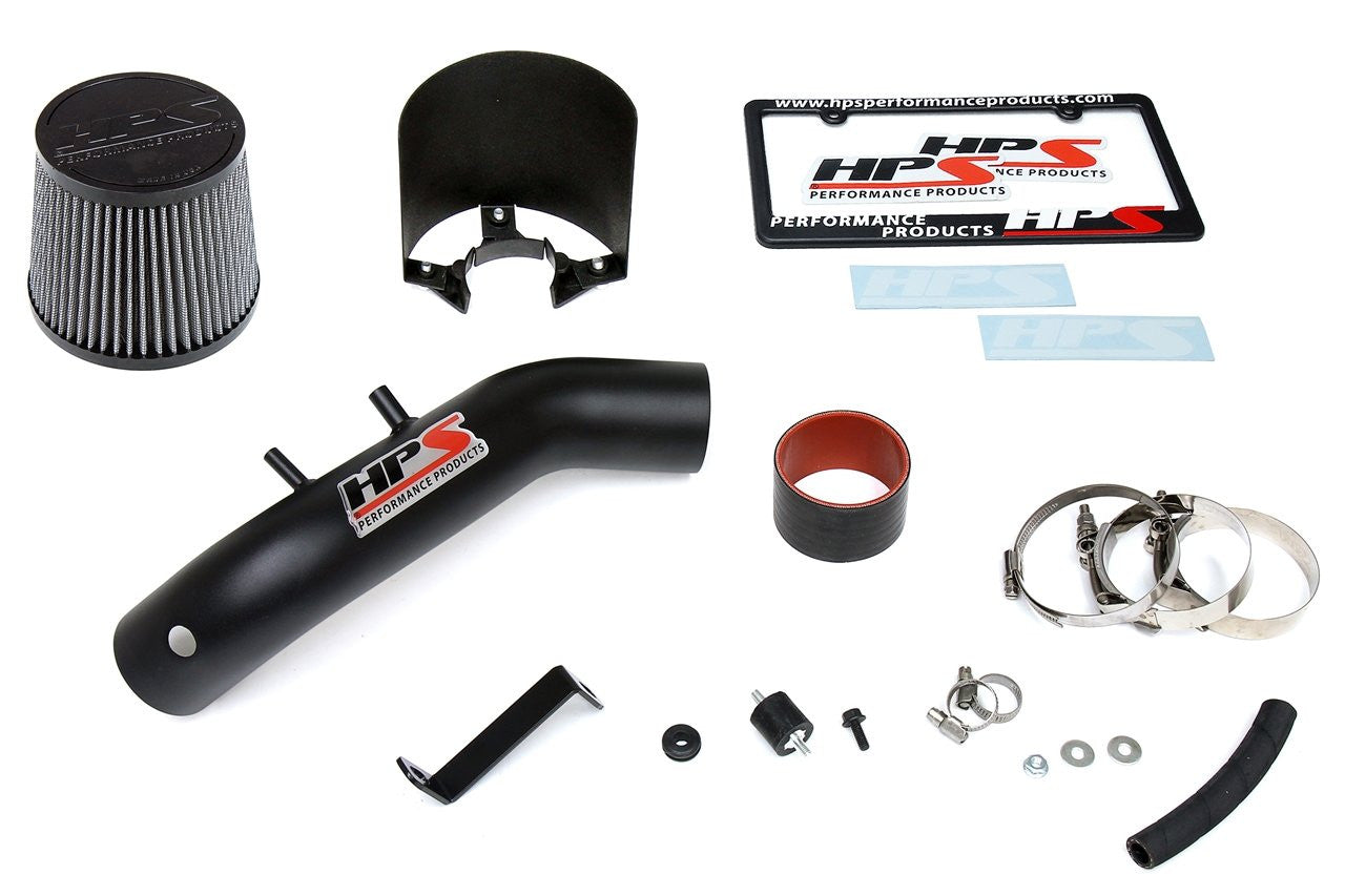 HSP 827-122WB Black Short ram Air Intake With Heat Shield