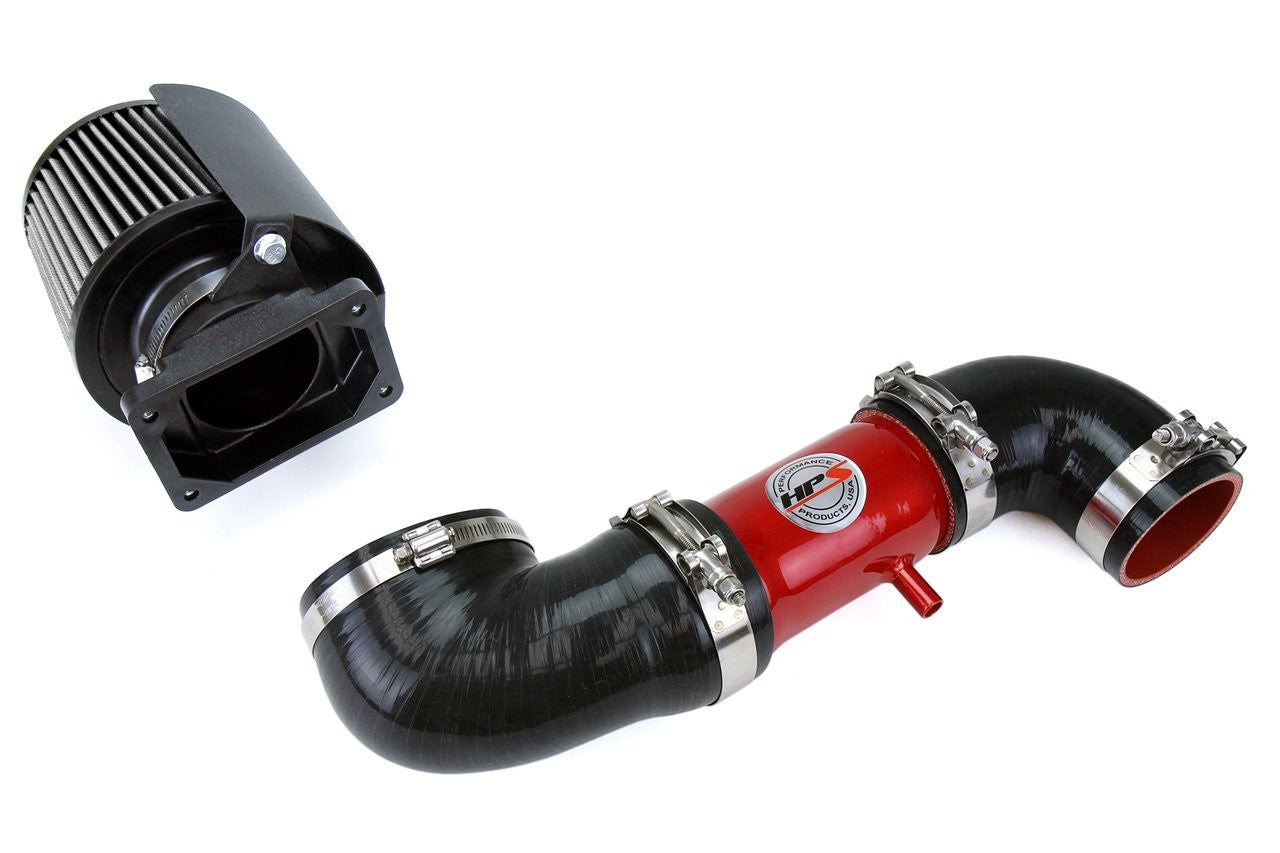 HPS Performance Red Short ram Air Intake for 91-99 Dodge Stealth DOHC V6 NonTurbo