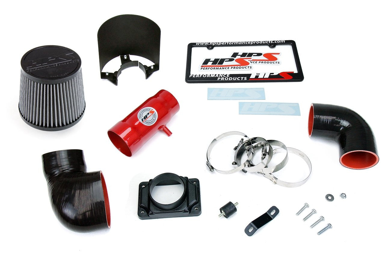 HPS Red Short ram Air Intake Dodge Stealth