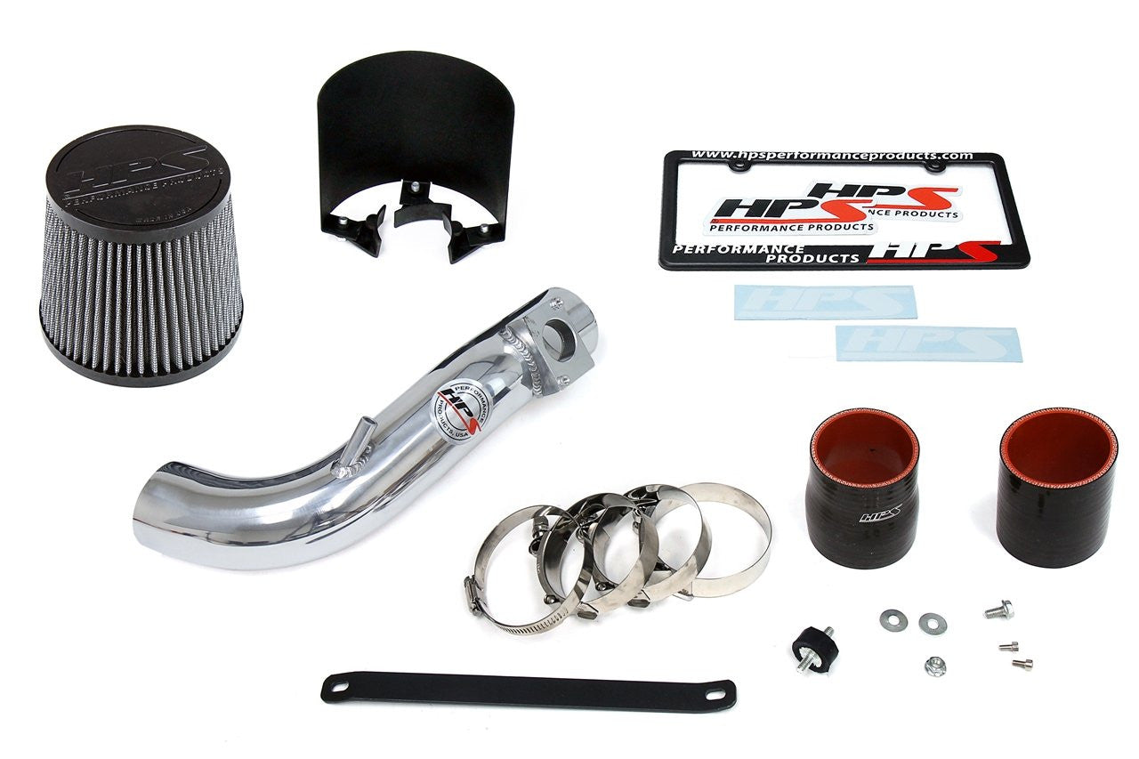 HSP 827-162P Polish Short ram Air Intake With Heat Shield