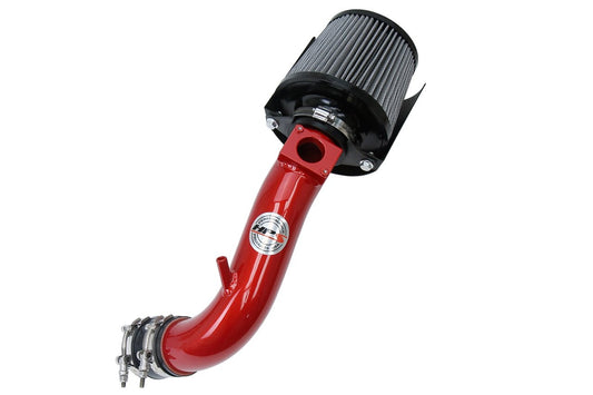 HPS Red Short ram Air Intake Kit + Heat Shield Cool Short Ram 827-162R