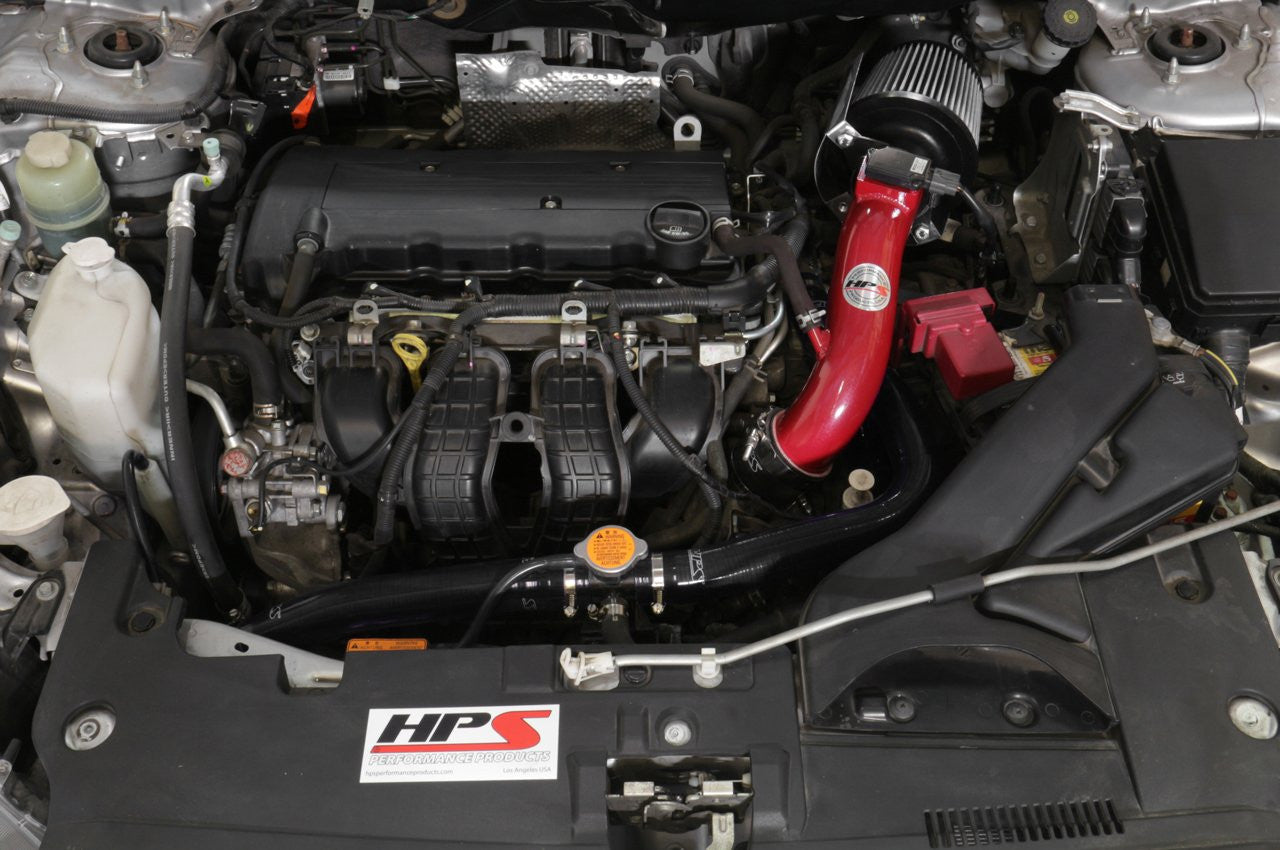 HPS Red Short ram Air Intake Mitsubishi Lancer