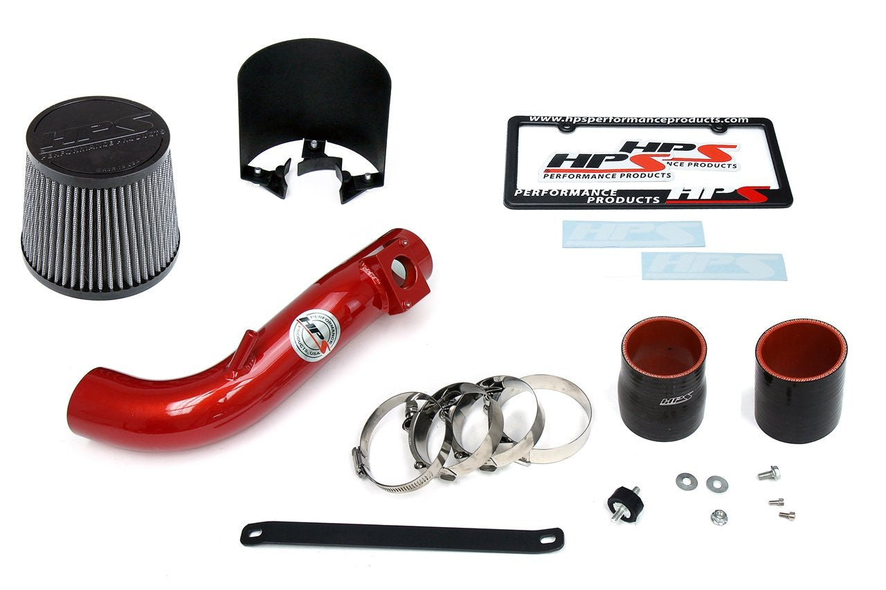 HSP 827-162R Red Short ram Air Intake With Heat Shield