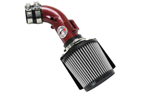 HPS Red Short ram Air Intake Kit + Heat Shield Cool Short Ram 827-163R