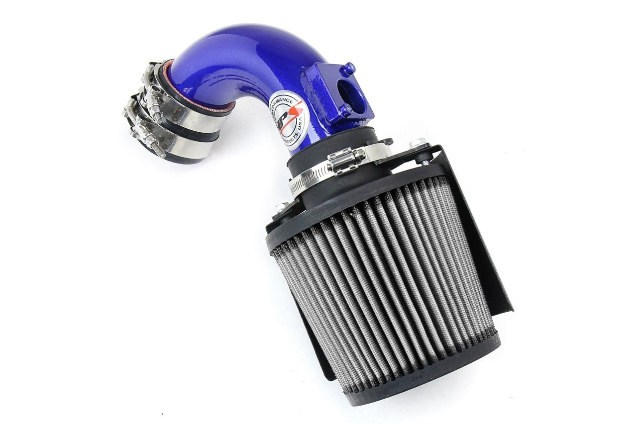 HPS Blue Short ram Air Intake Kit + Heat Shield Cool Short Ram 827-165BL