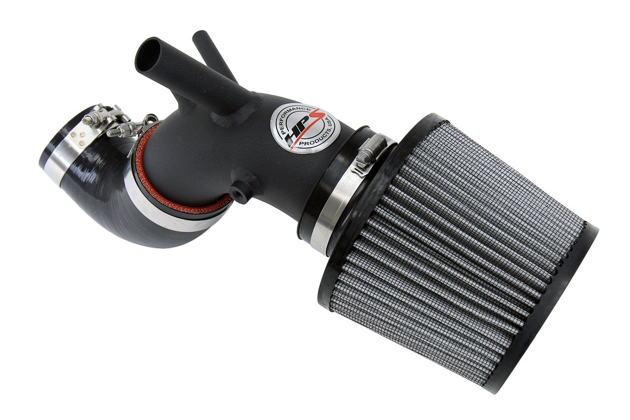 HPS Performance Black Short ram Air Intake for 13-14 Hyundai Genesis Coupe Turbo