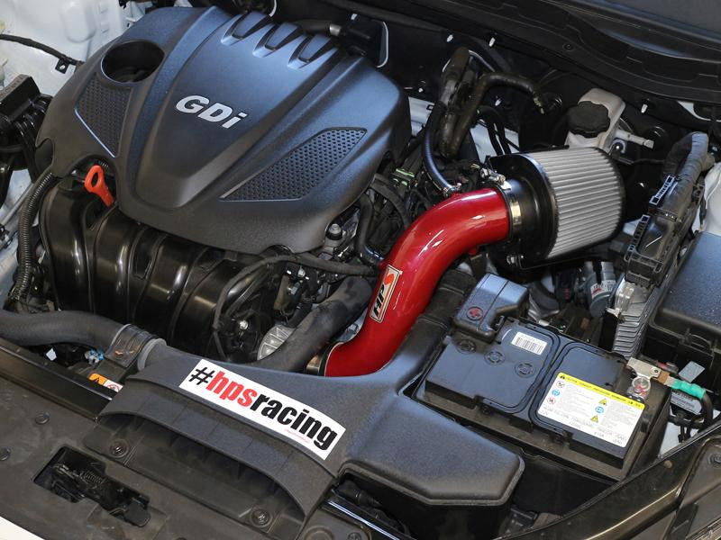 HPS Red Short ram Air Intake Kia Optima