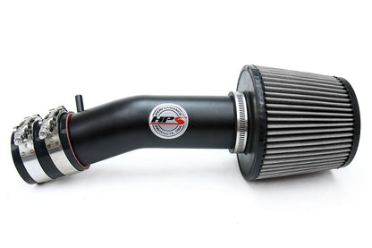 HPS Black Short ram Air Intake Kit Cool Short Ram High Flow Filter 827-275WB