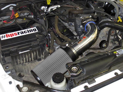 HPS Polish Short ram Air Intake Jeep Wrangler