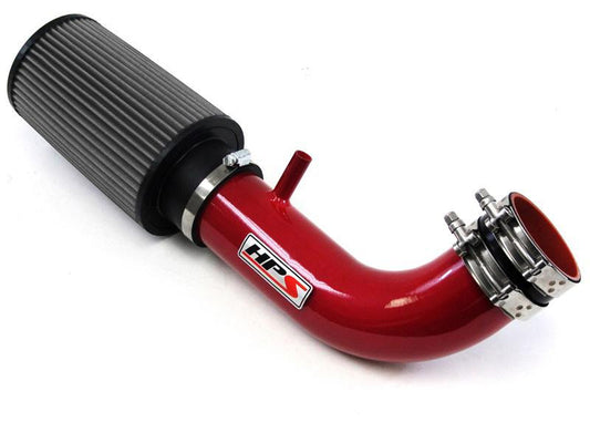 HPS Performance Red Short ram Air Intake Kit for 07-11 Jeep Wrangler 3.8L V6