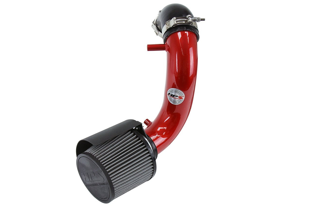 HPS Performance Red Short ram Air Intake Kit for 91-01 Jeep Cherokee 4.0L I6