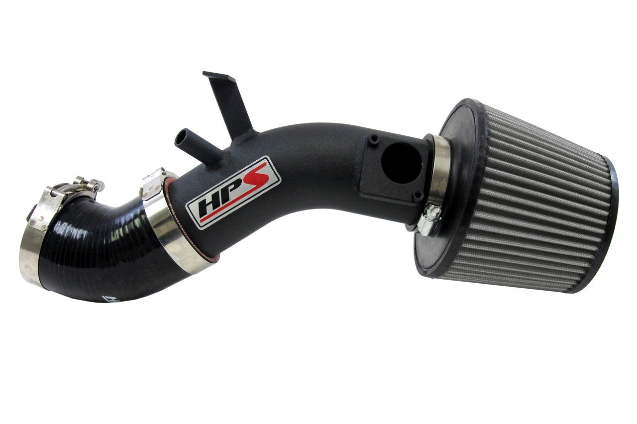 HPS Black Short ram Air Intake Kit Cool Short Ram High Flow Filter 827-500WB