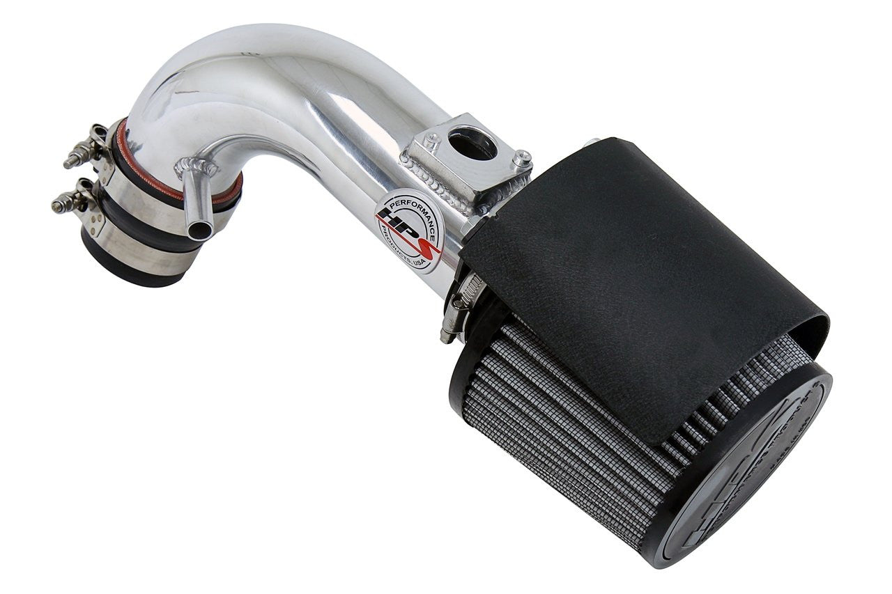 HPS Performance Polish Short ram Air Intake Kit for 08-15 Scion xB 2.4L