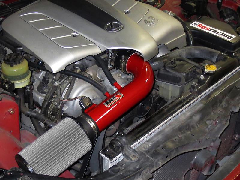 HPS Red Short ram Air Intake Lexus GS430