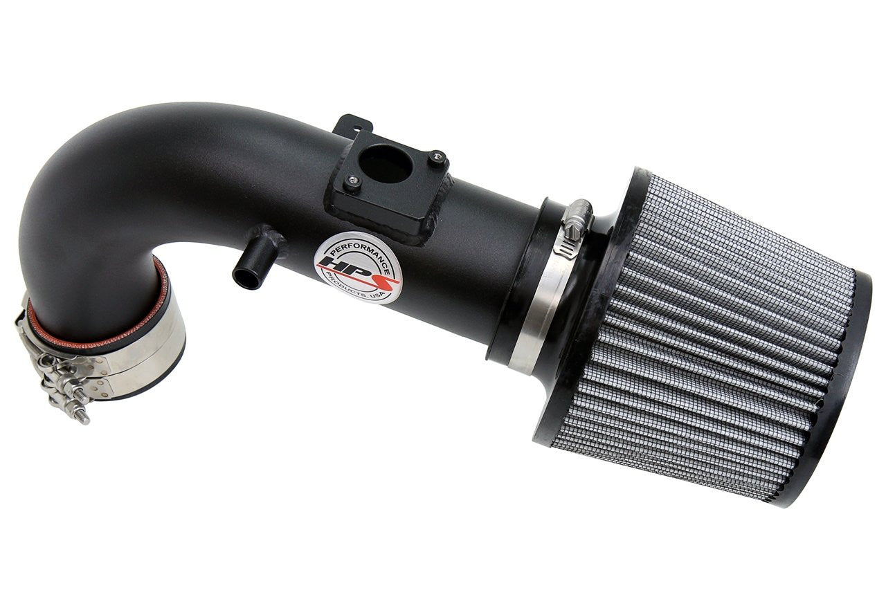 HPS Black Short ram Air Intake Kit Cool Short Ram High Flow Filter 827-508WB