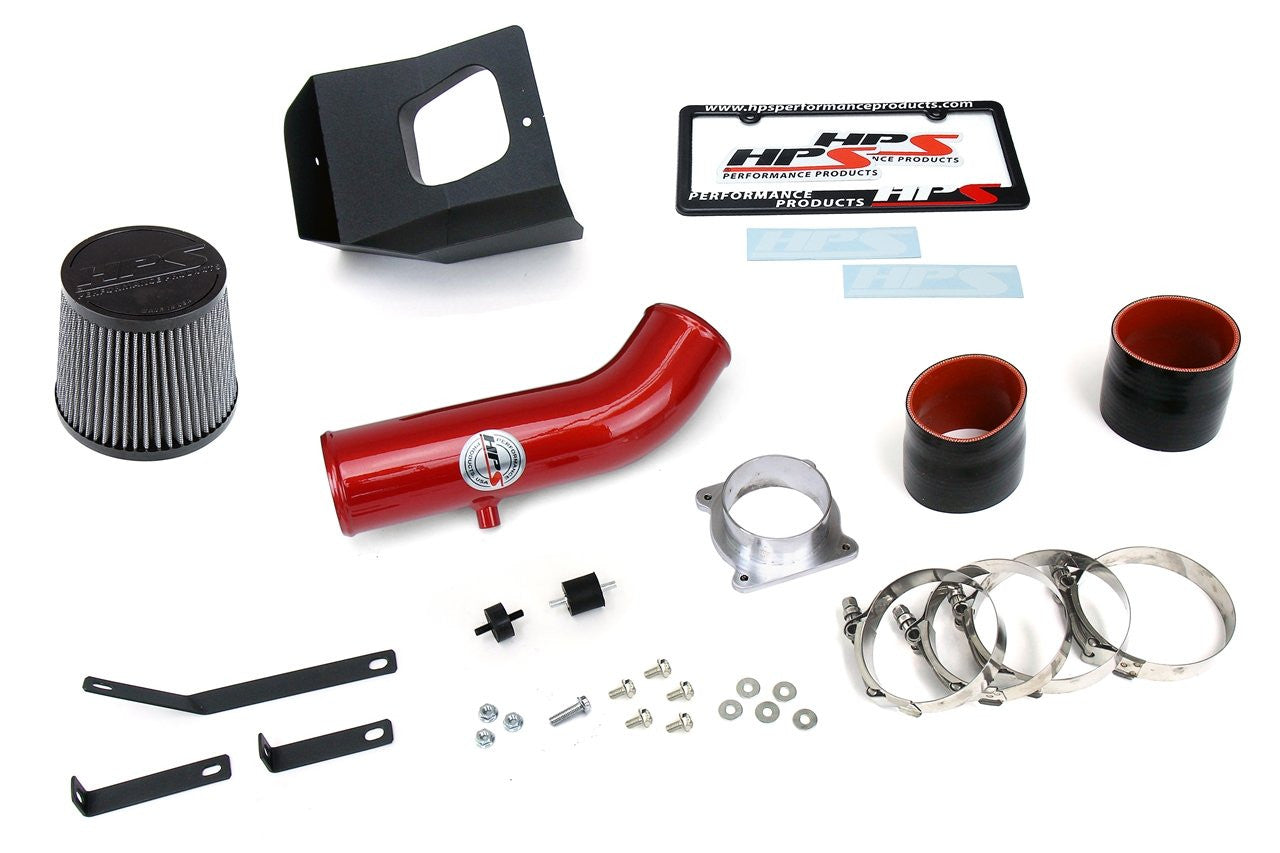 HSP 827-520R Red Short ram Air Intake With Heat Shield