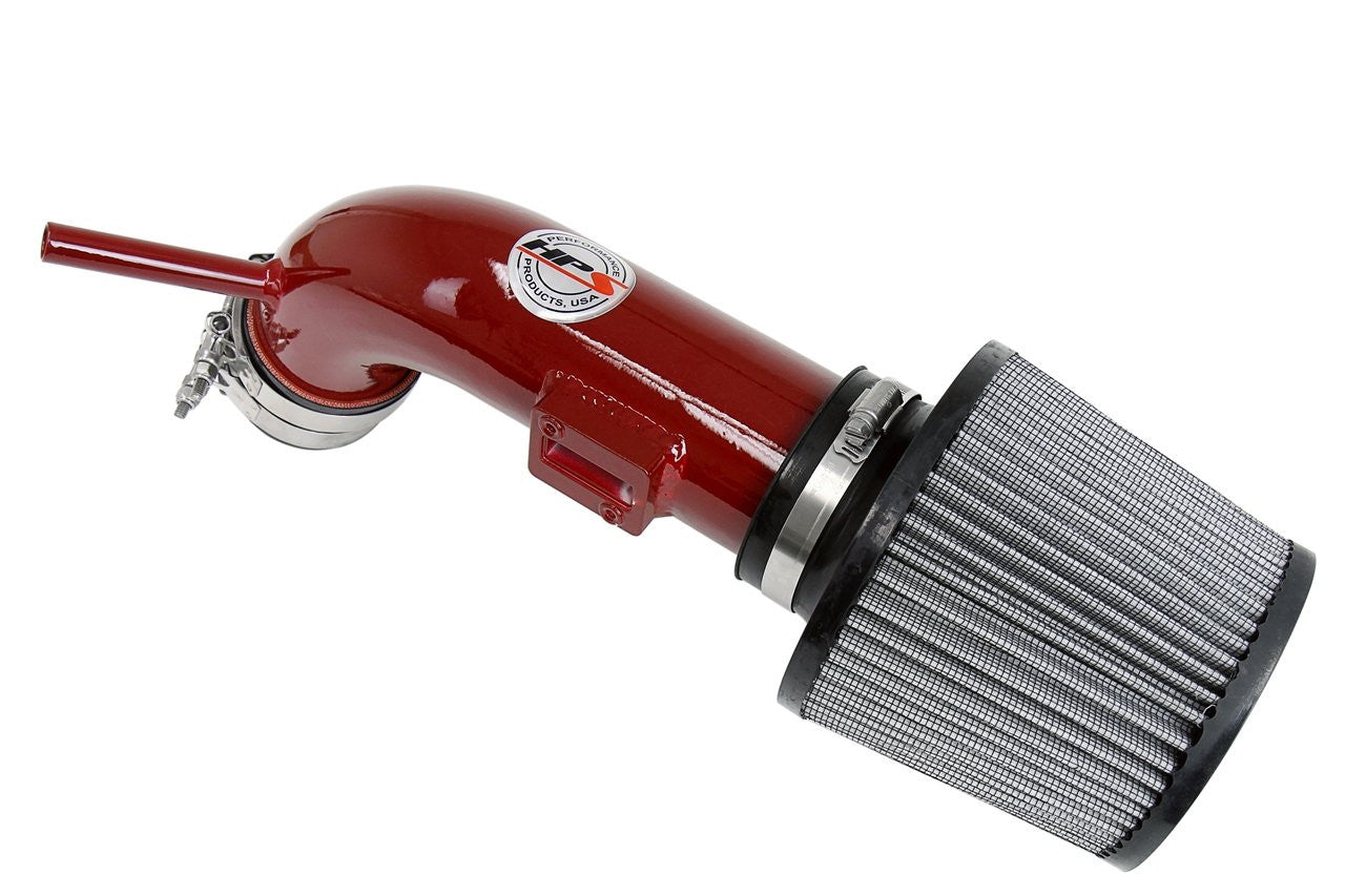 HPS Performance Red Short ram Air Intake Kit for 13-17 Nissan Altima Sedan 2.5L