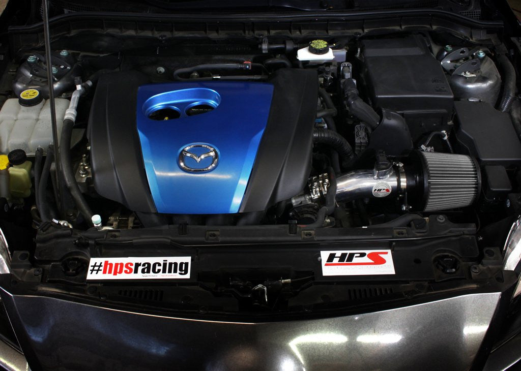 HPS Polish Short ram Air Intake Mazda Mazda3