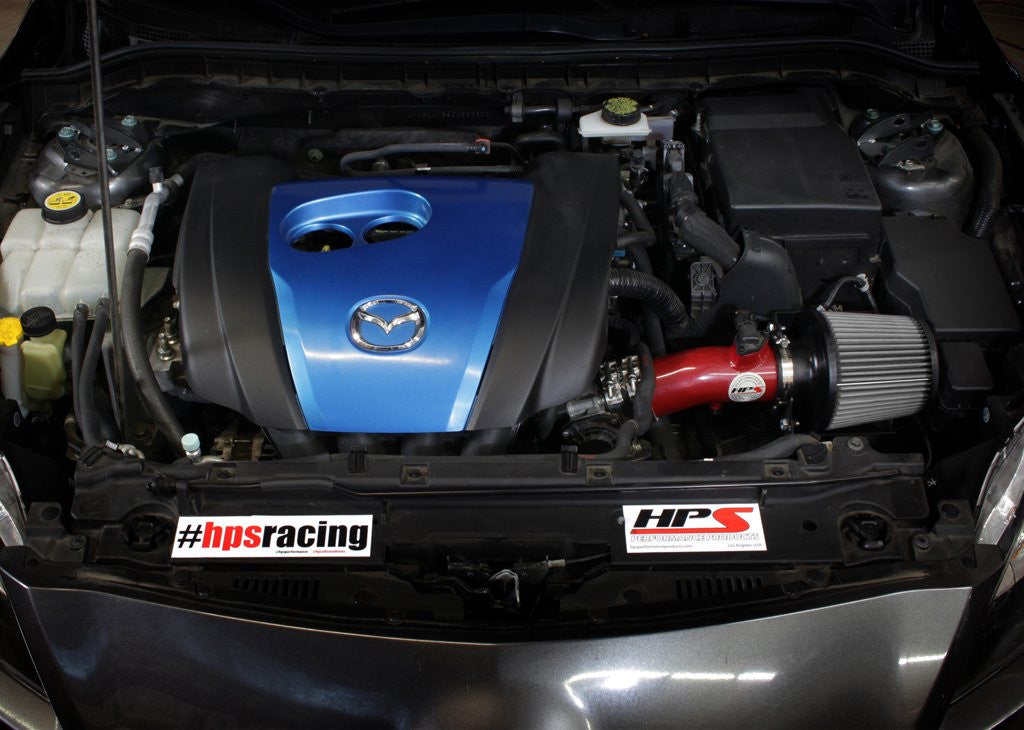 HPS Red Short ram Air Intake Mazda Mazda3