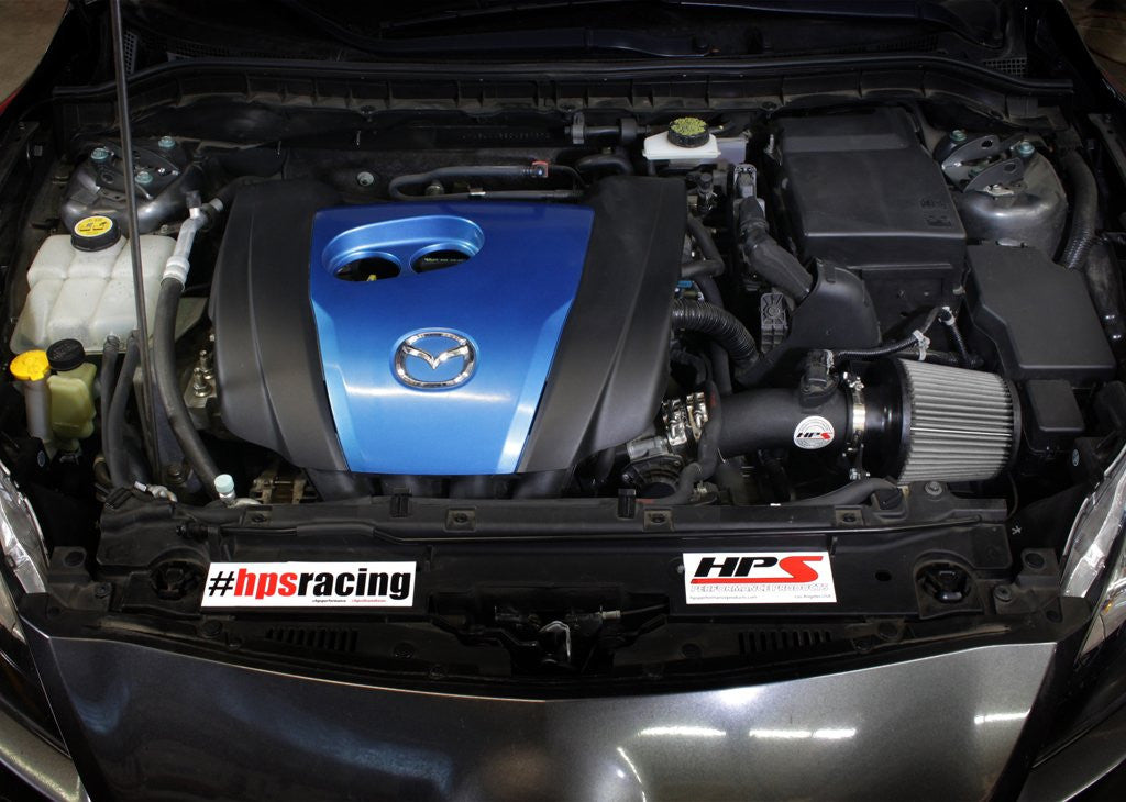 HPS Black Short ram Air Intake Mazda Mazda3