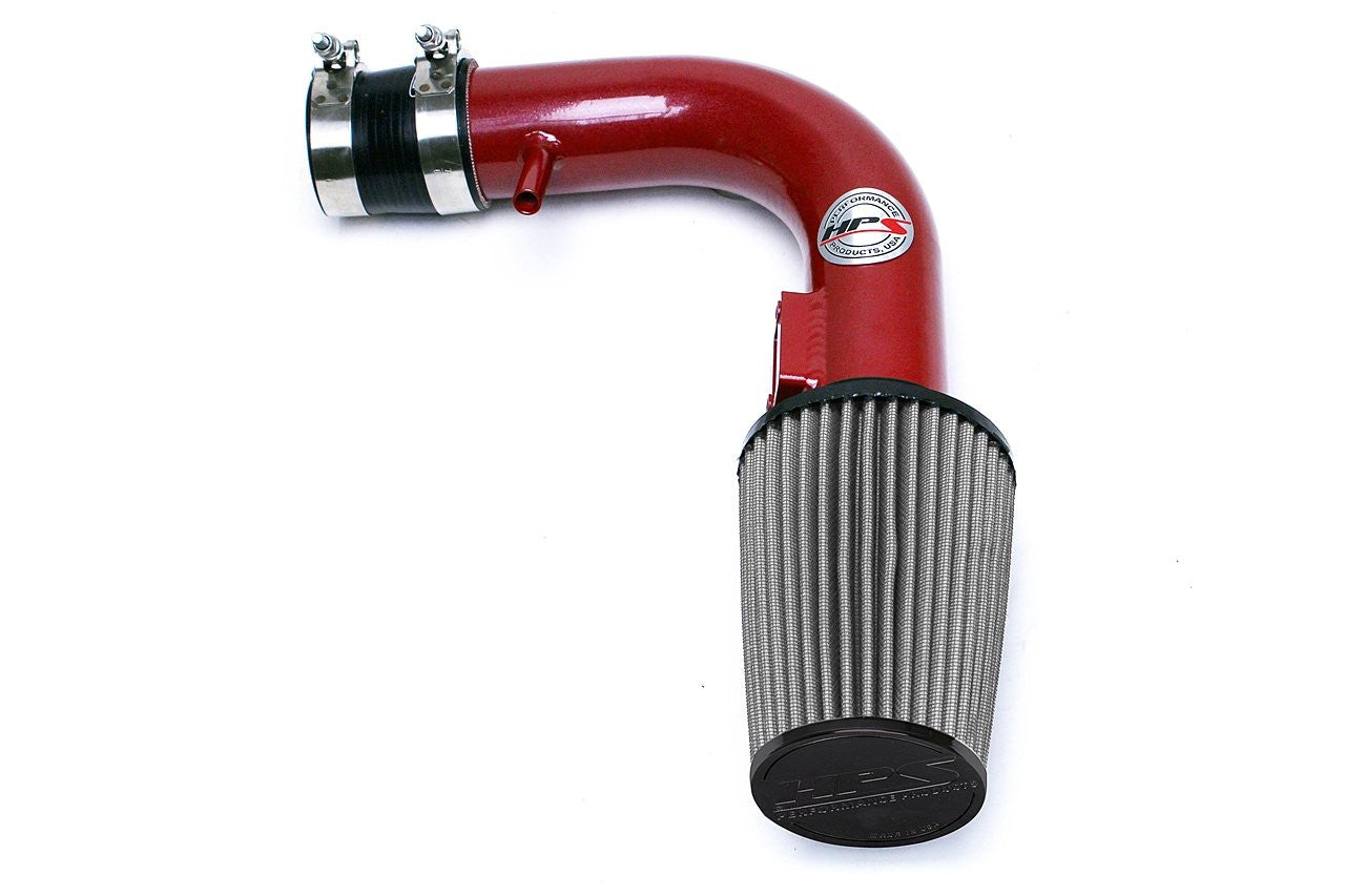 HPS Performance Red Short ram Air Intake Kit for 14-16 Nissan Versa Note 1.6L