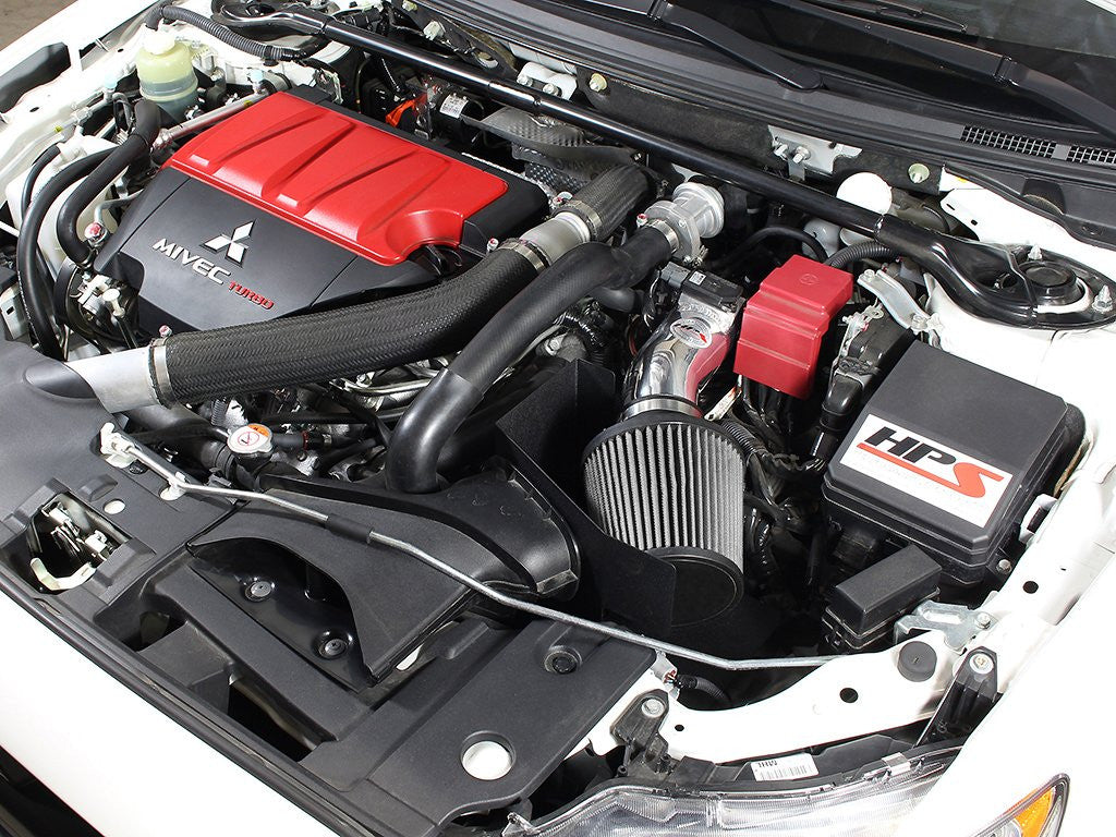 HPS Red Short ram Air Intake Mitsubishi Lancer Evolution X