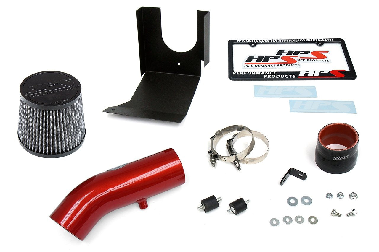 HSP 827-538R Red Short ram Air Intake With Heat Shield