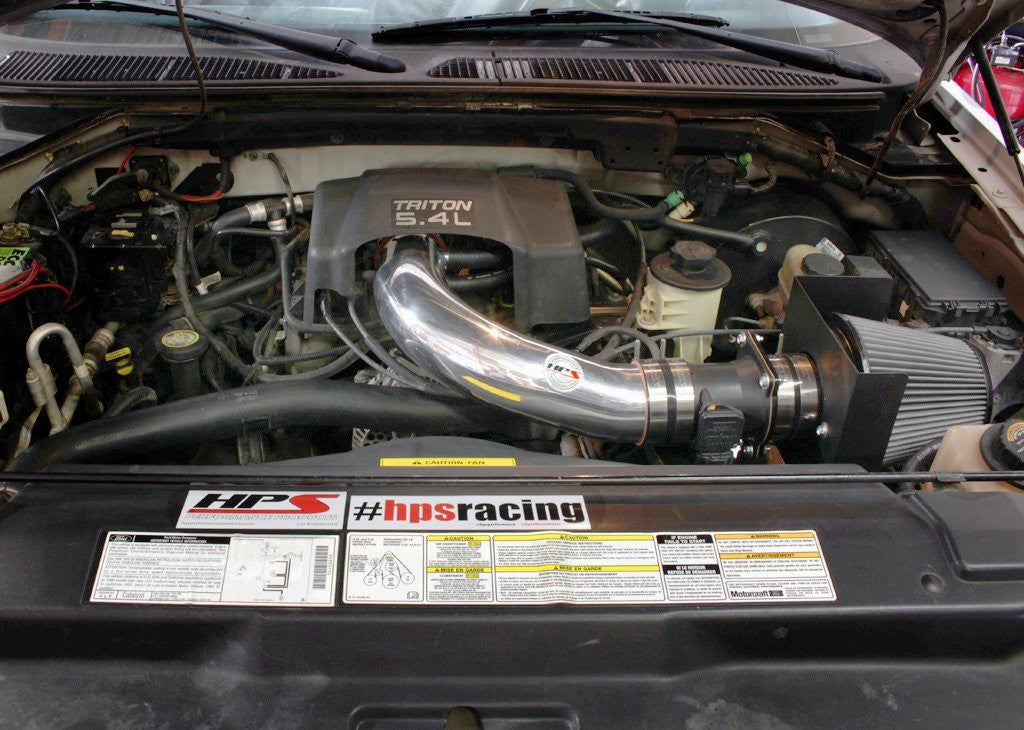 HPS Polish Short ram Air Intake Ford Expedition