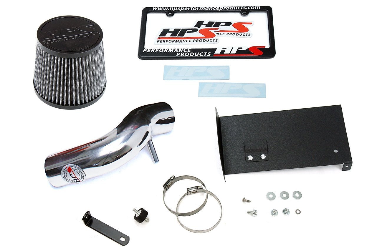 HSP 827-544P Polish Short ram Air Intake With Heat Shield