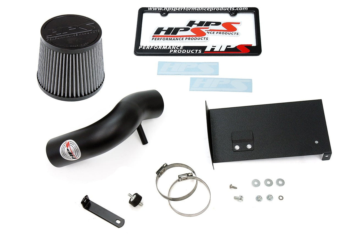 Mini Compressor Intake HPS Short Ram Air Intake 827-544WB Mini Cooper S 2002-05 Black ...