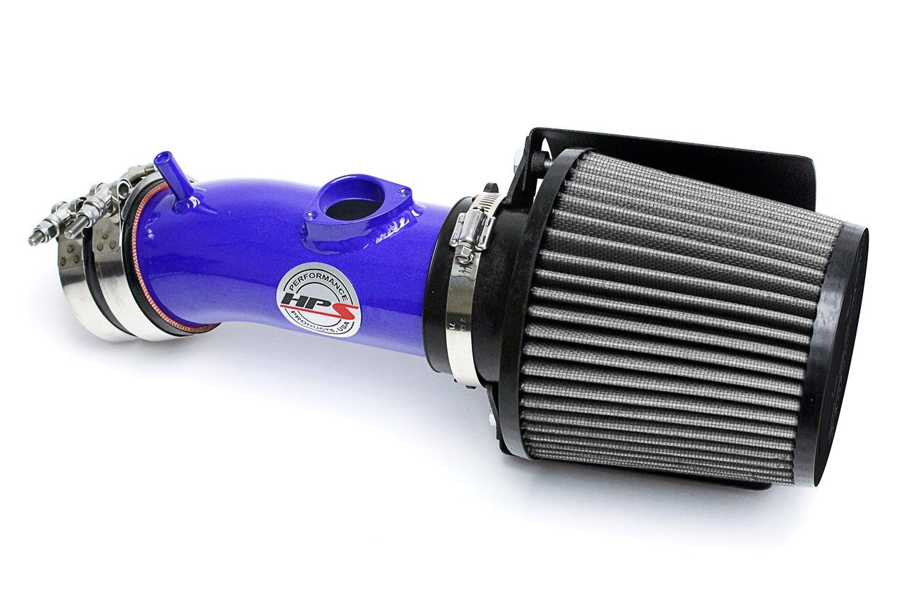 HPS Performance Blue Short ram Air Intake for 14-17 Mazda Mazda6 2.5L Skyactiv