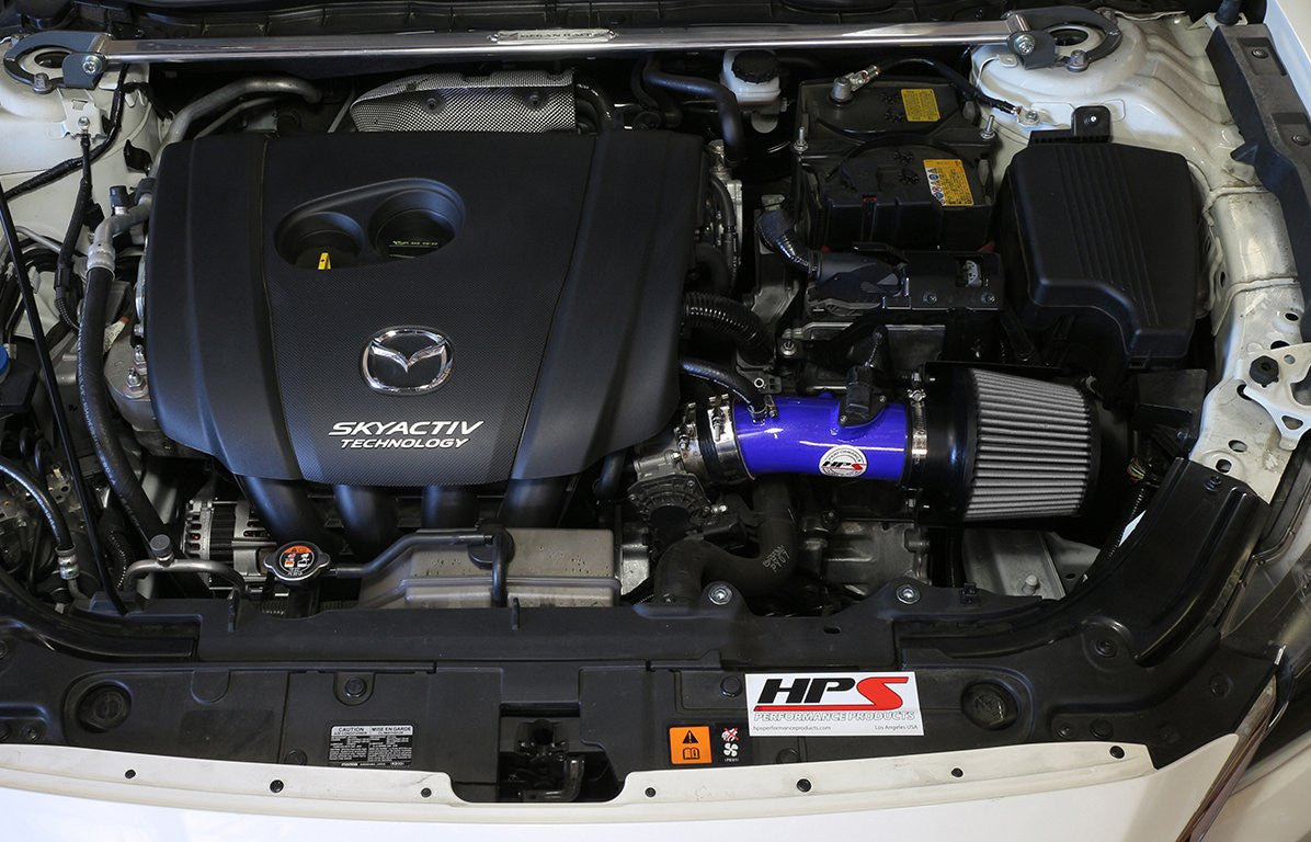 HPS Blue Short ram Air Intake Mazda Mazda6