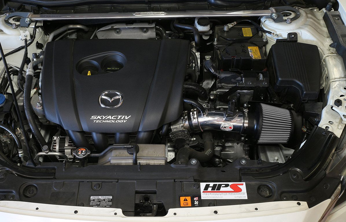 HPS Polish Short ram Air Intake Mazda Mazda6