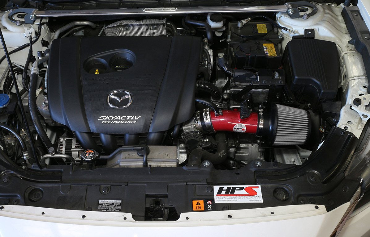 HPS Red Short ram Air Intake Mazda Mazda6