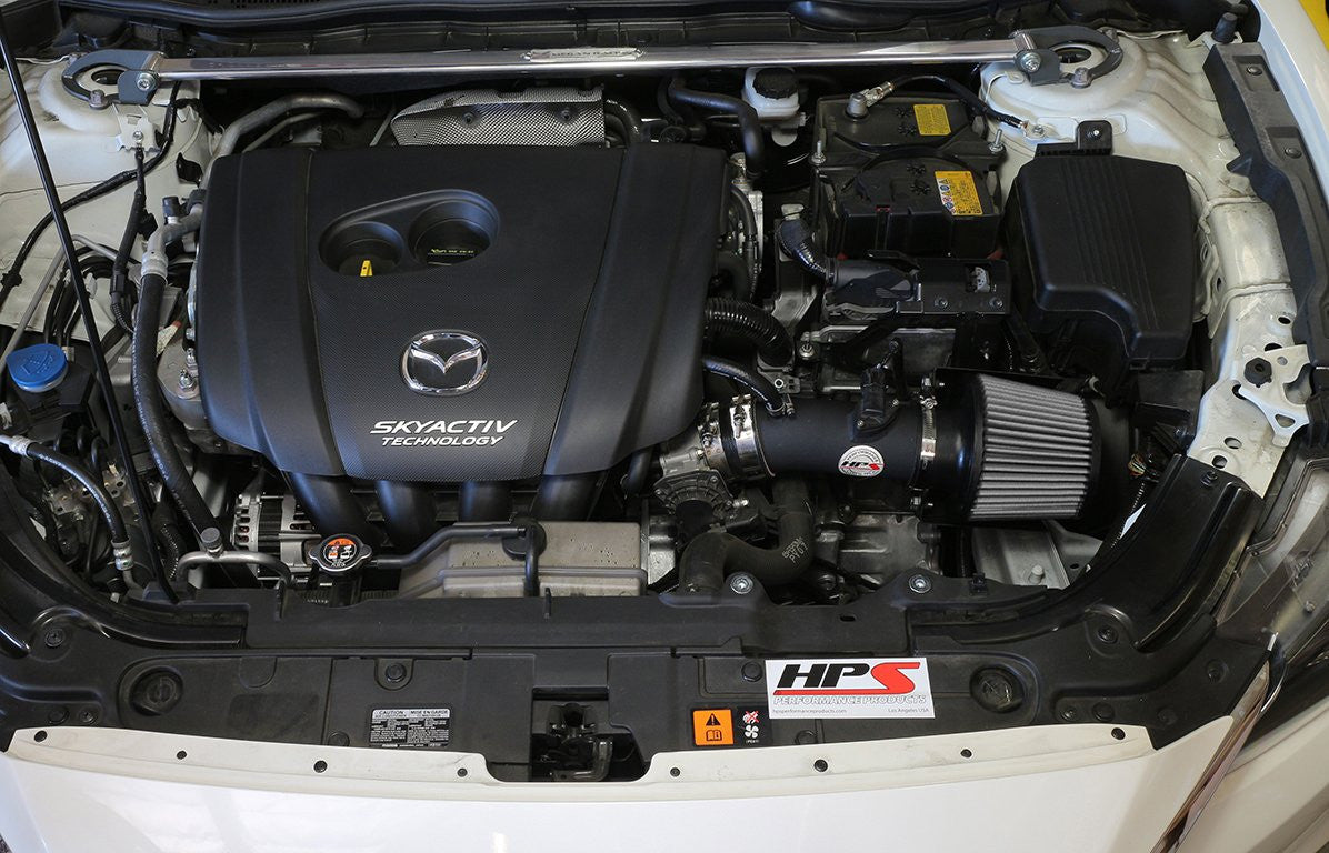 HPS Black Short ram Air Intake Mazda Mazda6