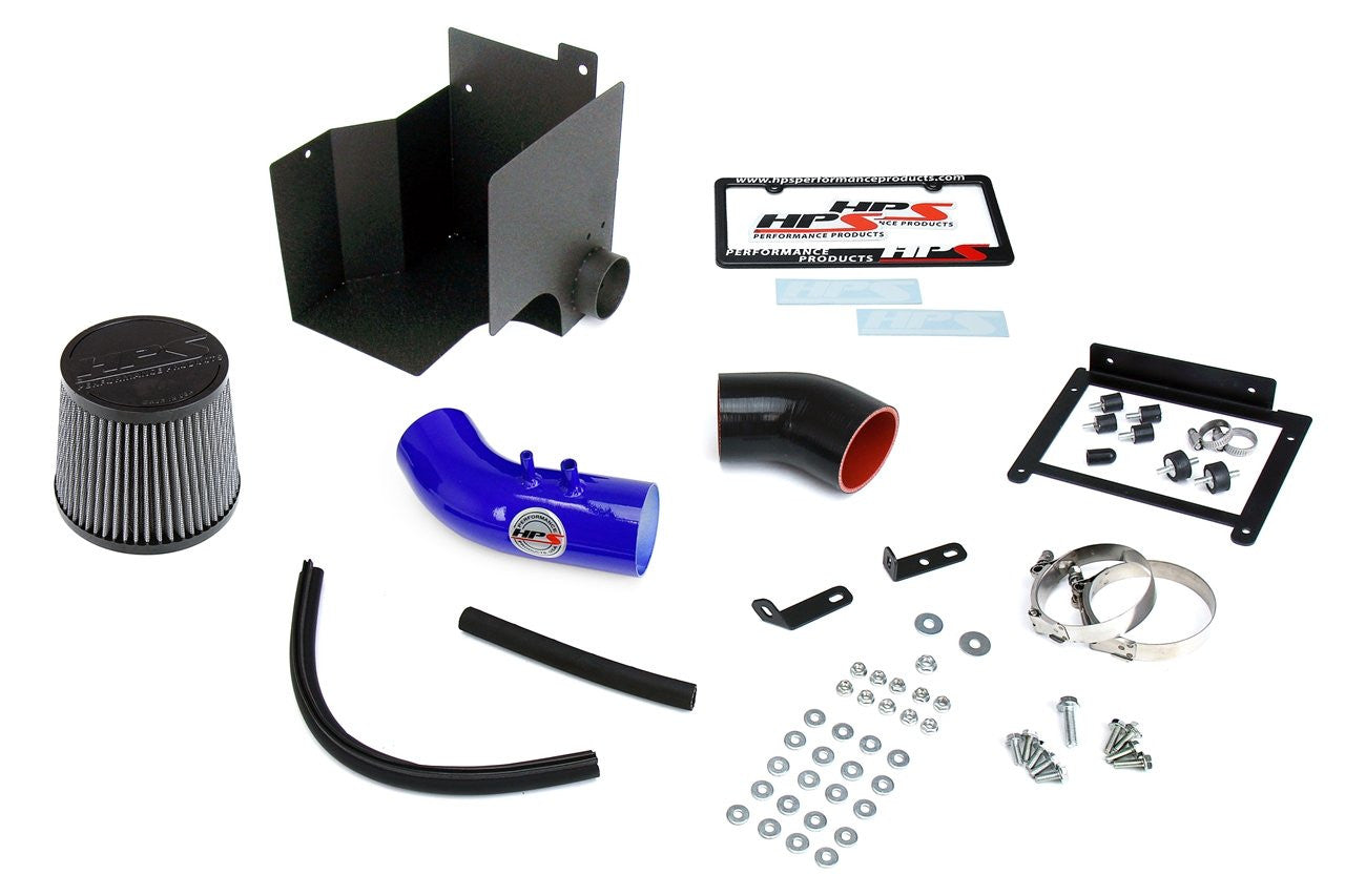 HSP 827-552BL Blue Short ram Air Intake With Heat Shield