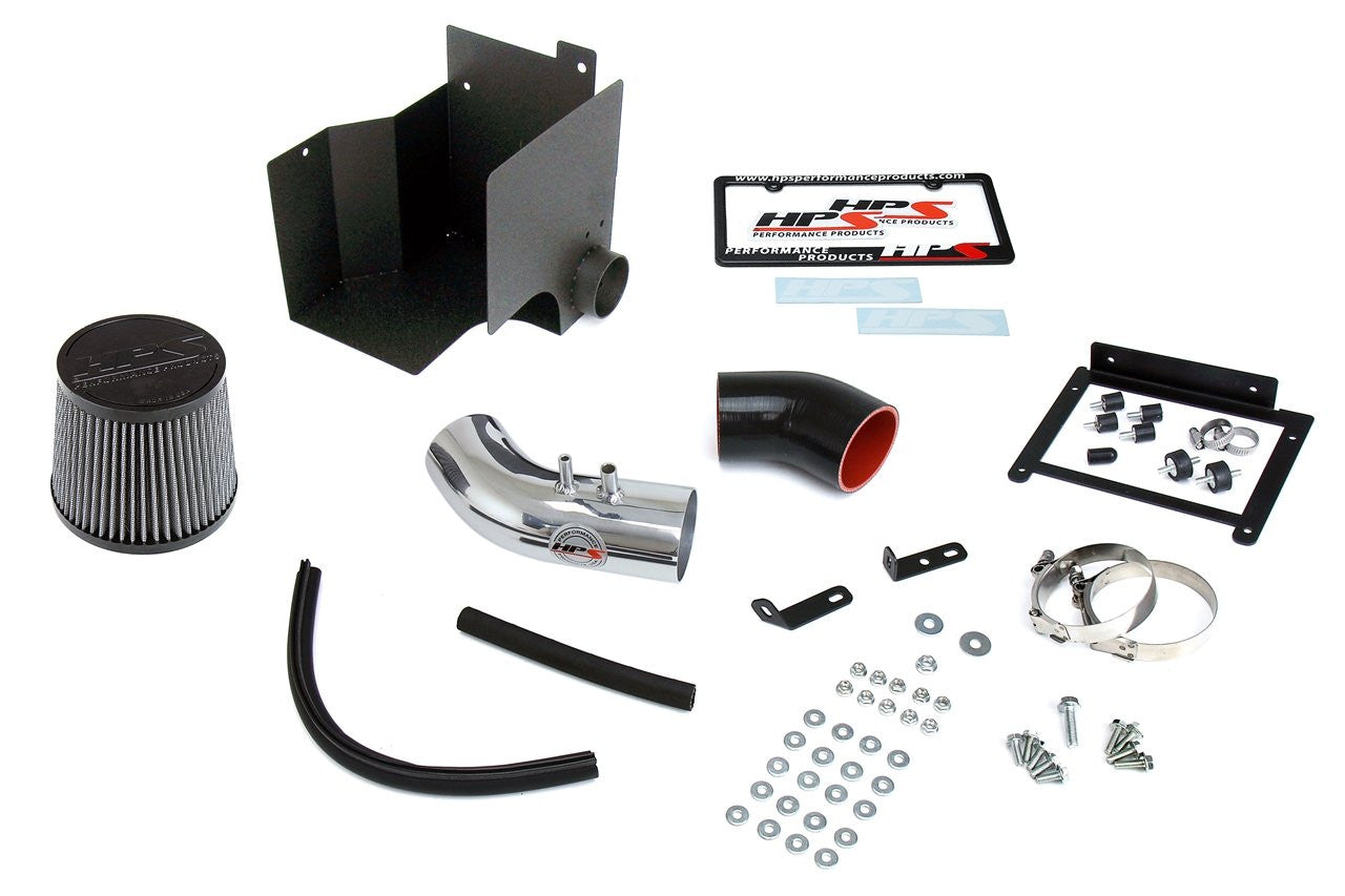 HSP 827-552P Polish Short ram Air Intake With Heat Shield