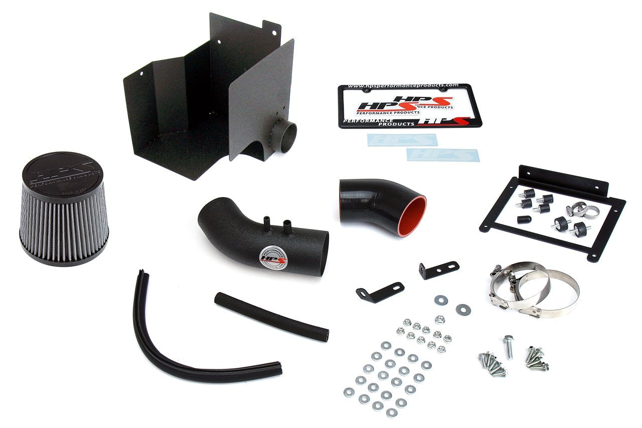 HSP 827-552WB Black Short ram Air Intake With Heat Shield