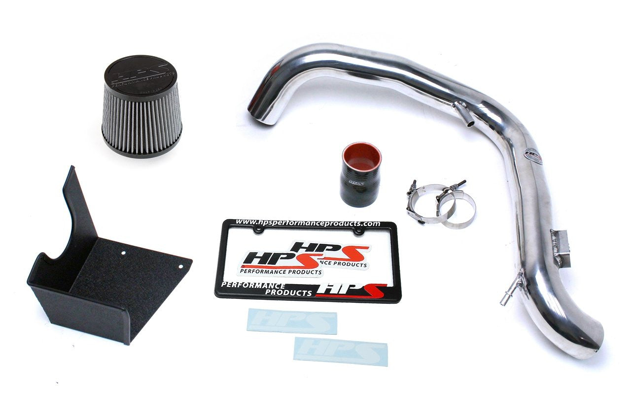 HSP 827-553P Polish Short ram Air Intake With Heat Shield