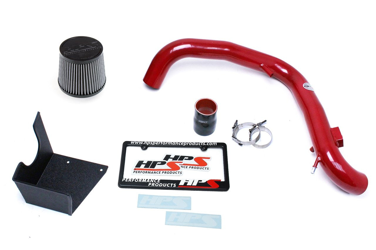 HSP 827-553R Red Short ram Air Intake With Heat Shield