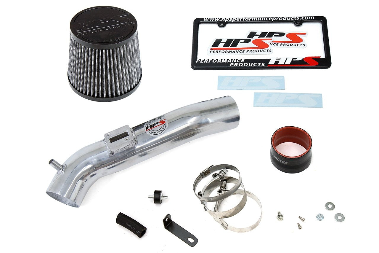 HSP 827-555P Polish Short ram Air Intake With Heat Shield