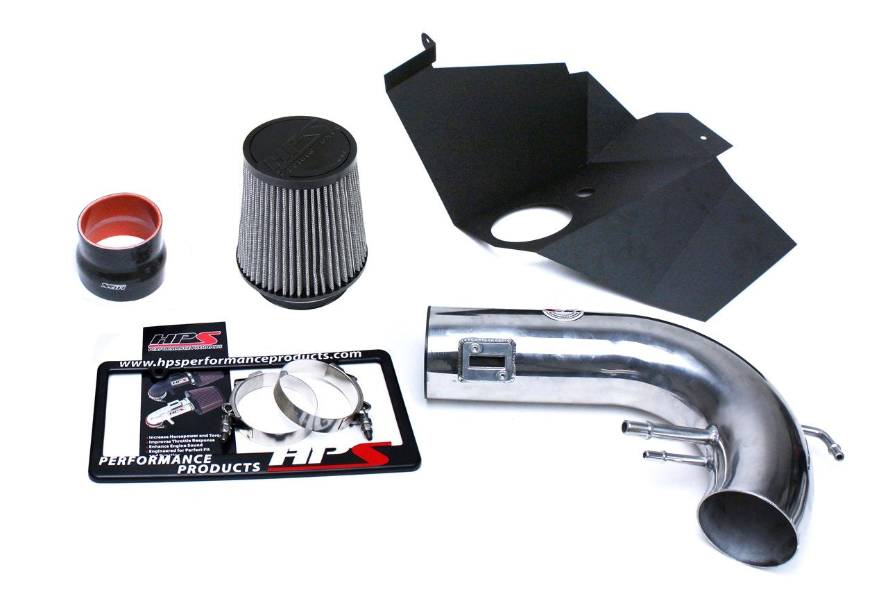 HSP 827-556P Polish Short ram Air Intake With Heat Shield