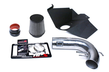 HSP 827-556P Polish Short ram Air Intake With Heat Shield