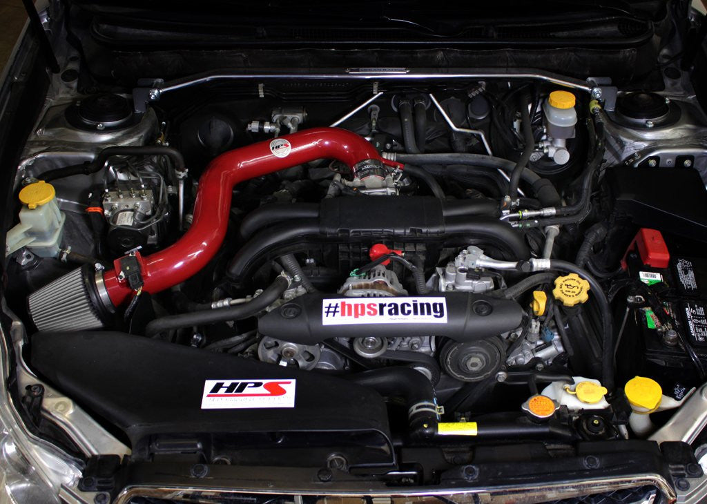 HPS Red Short ram Air Intake Subaru Outback