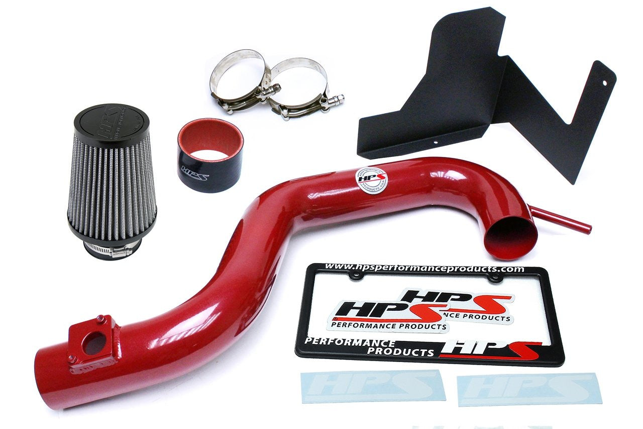 HSP 827-557R Red Short ram Air Intake With Heat Shield