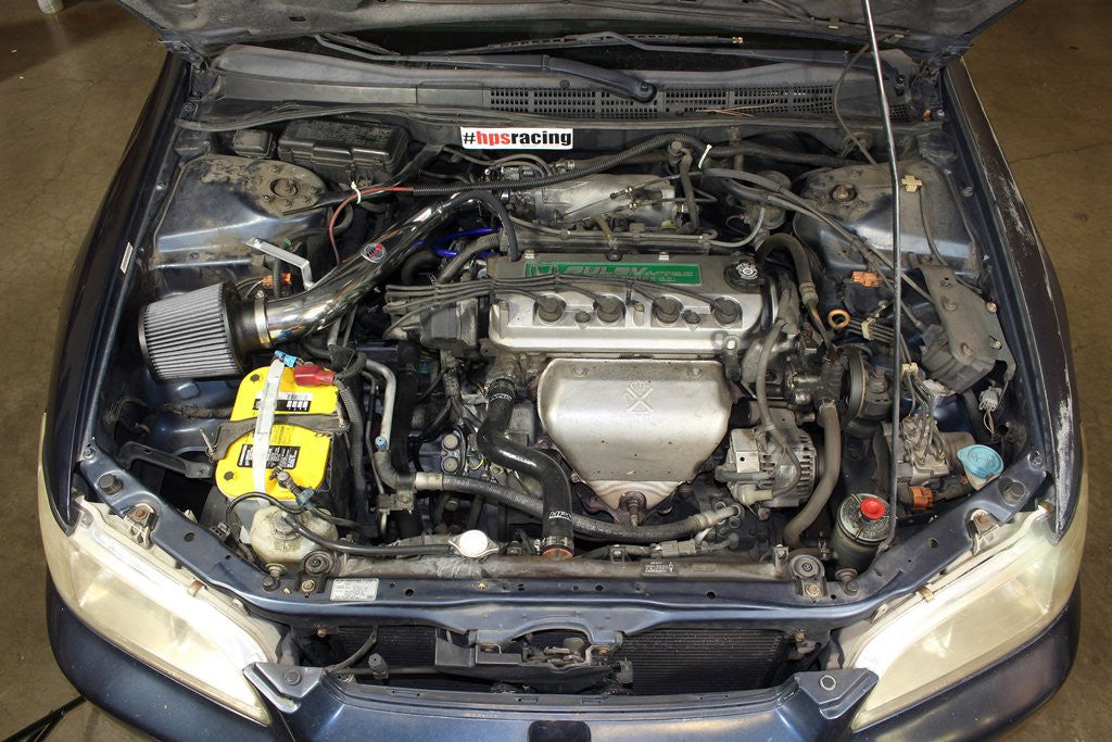 HPS Black Short ram Air Intake Honda Accord